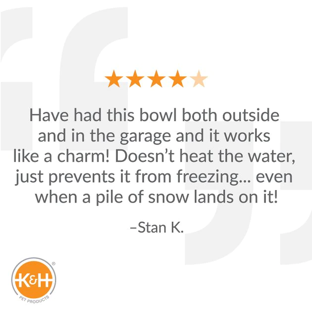 K&H Pet Products Thermal-Bowl Plastic Dog & Cat Bowl, 32-oz 9 K&H Pet Products Thermal-Bowl Plastic Dog & Cat Bowl, 32-oz - Image 7