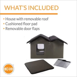 K&H Pet Products Extra-Wide Outdoor Unheated Kitty House 12 K&H Pet Products Extra-Wide Outdoor Unheated Kitty House -Cheap K&H Pet Products || Nutro Store 100533 PT2. SY630 V1624629478