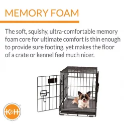 K&H Pet Products Memory Foam Dog Crate Pad, Gray -Cheap K&H Pet Products || Nutro Store 100543 PT2. SY630 V1627352787