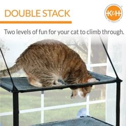 K&H Pet Products EZ Mount Double Stack Kitty Sill Cat Window Perch -Cheap K&H Pet Products || Nutro Store 100553 PT2. SY630 V1630738292