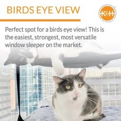 K&H Pet Products EZ Mount Double Stack Kitty Sill Cat Window Perch -Cheap K&H Pet Products || Nutro Store 100553 PT4. SY630 V1630736796