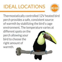K&H Pet Products Thermo-Perch Heated Bird Perch Gray -Cheap K&H Pet Products || Nutro Store 102440 PT3. SY630 V1624631716