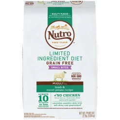 Nutro Limited Ingredient Diet Sensitive Support with Real Lamb & Sweet Potato Grain-Free Small Bites Adult Dry Dog Food