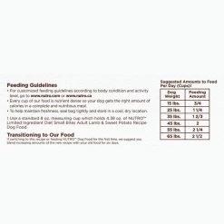 Nutro Limited Ingredient Diet Sensitive Support with Real Lamb & Sweet Potato Grain-Free Small Bites Adult Dry Dog Food -Cheap K&H Pet Products || Nutro Store 109399 PT7. SY630 V1488553001