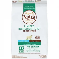 Nutro Limited Ingredient Diet Sensitive Support with Real Lamb & Sweet Potato Grain-Free Large Breed Adult Dry Dog Food