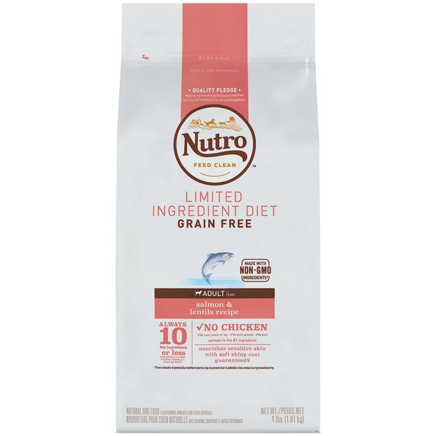 Nutro Limited Ingredient Diet Sensitive Support with Real Salmon & Lentils Grain-Free Adult Dry Dog Food 3 Nutro Limited Ingredient Diet Sensitive Support with Real Salmon & Lentils Grain-Free Adult Dry Dog Food