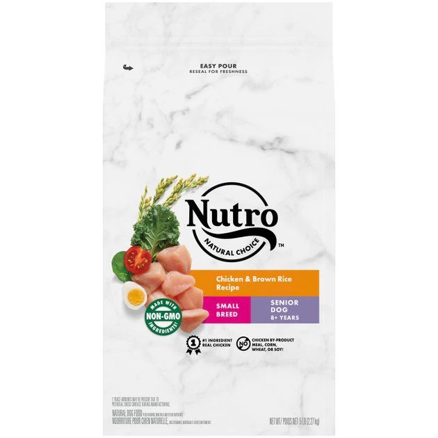 Nutro Natural Choice Small Breed Senior Chicken & Brown Rice Recipe Dry Dog Food 3 Nutro Natural Choice Small Breed Senior Chicken & Brown Rice Recipe Dry Dog Food