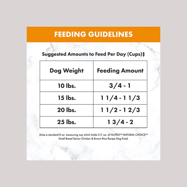 Nutro Natural Choice Small Breed Senior Chicken & Brown Rice Recipe Dry Dog Food 10 Nutro Natural Choice Small Breed Senior Chicken & Brown Rice Recipe Dry Dog Food - Image 8