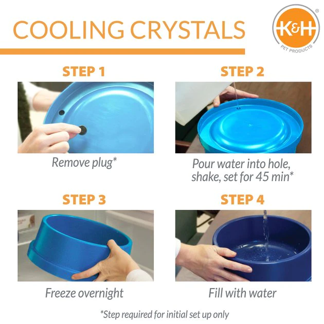 K&H Pet Products Coolin' Bowl Plastic Dog & Cat Bowl 5 K&H Pet Products Coolin' Bowl Plastic Dog & Cat Bowl - Image 3