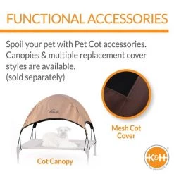 K&H Pet Products Comfy Pet Cot Elevated Pet Bed -Cheap K&H Pet Products || Nutro Store 121207 PT3. SY630 V1626392506