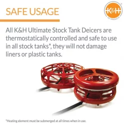 K&H Pet Products Ultimate Stock Tank Deicer -Cheap K&H Pet Products || Nutro Store 121233 PT2. SY630 V1637628429