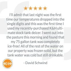 K&H Pet Products Ultimate Stock Tank Deicer -Cheap K&H Pet Products || Nutro Store 121233 PT8. SY630 V1637626380