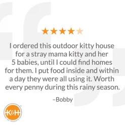 K&H Pet Products Heated A-Frame Cat House -Cheap K&H Pet Products || Nutro Store 121267 PT7. SY630 V1627347404