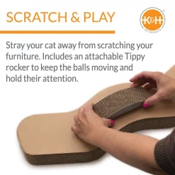 K&H Pet Products Kitty Tippy Track n' Roll Cardboard Scratcher Interactive Cat Toy -Cheap K&H Pet Products || Nutro Store 121312 PT3. SY630 V1637624486