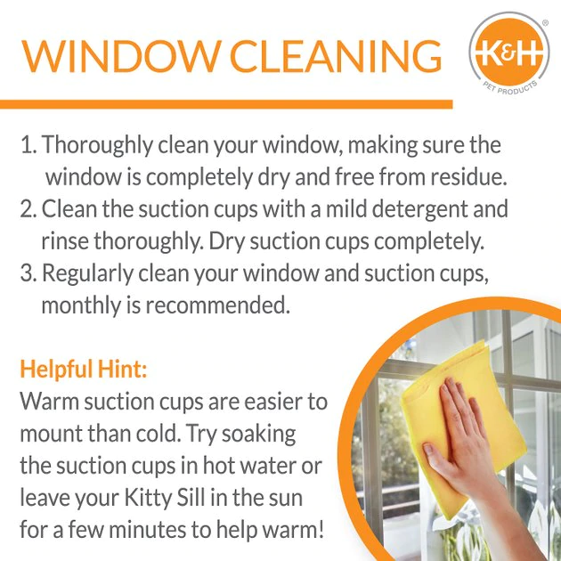 K&H Pet Products EZ Mount Penthouse Cat Window Perch 7 K&H Pet Products EZ Mount Penthouse Cat Window Perch - Image 5