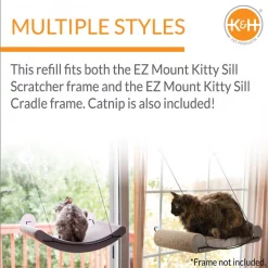 K&H Pet Products EZ Mount Window Scratcher Kitty Sill Cradle Refill -Cheap K&H Pet Products || Nutro Store 121337 PT3. SY630 V1637624522