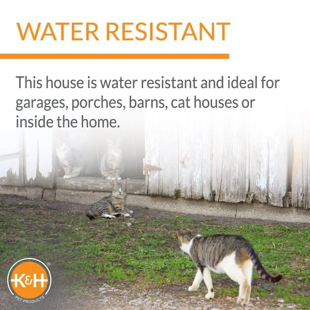 K&H Pet Products Birchwood Manor Outdoor Wooden Cat House 7 K&H Pet Products Birchwood Manor Outdoor Wooden Cat House - Image 5