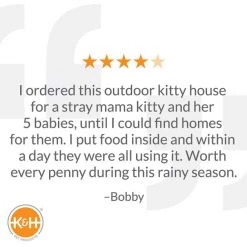 K&H Pet Products Birchwood Manor Outdoor Wooden Cat House 16 K&H Pet Products Birchwood Manor Outdoor Wooden Cat House -Cheap K&H Pet Products || Nutro Store 131907 PT6. SY630 V1637623128