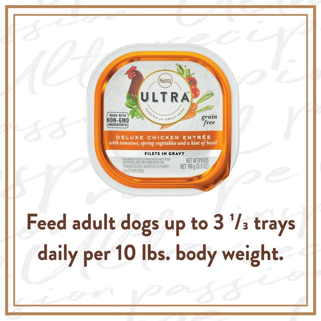 Nutro Ultra Grain-Free Filets in Gravy Deluxe Chicken Entree Adult Wet Dog Food Trays 10 Nutro Ultra Grain-Free Filets in Gravy Deluxe Chicken Entree Adult Wet Dog Food Trays - Image 8
