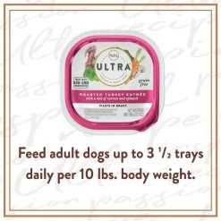 Nutro Ultra Grain-Free Filets in Gravy Roasted Turkey Entrée with Carrots & Spinach Adult Wet Dog Food Trays -Cheap K&H Pet Products || Nutro Store 148898 PT7. SY630 V1619470963