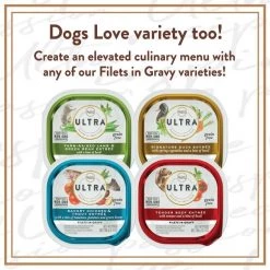 Nutro Ultra Grain-Free Filets in Gravy Bistro Mix Variety Pack Adult Wet Dog Food Trays -Cheap K&H Pet Products || Nutro Store 148902 PT5. SY630 V1619469859