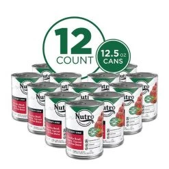 Nutro Hearty Stew Adult Chunky Beef, Tomato, Carrot & Pea Canned Dog Food -Cheap K&H Pet Products || Nutro Store 157096 PT3. SY630 V1626994645