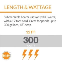 K&H Pet Products Thermo-Pond Perfect Climate Submersible Pond Deicer -Cheap K&H Pet Products || Nutro Store 164034 PT3. SY630 V1641578796