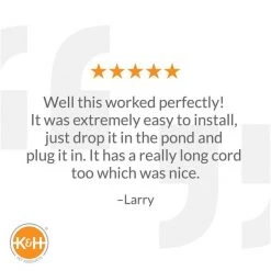 K&H Pet Products Thermo-Pond Perfect Climate Submersible Pond Deicer -Cheap K&H Pet Products || Nutro Store 164034 PT5. SY630 V1641578829