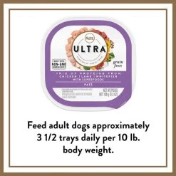 Nutro Ultra Trio of Proteins Adult Grain-Free Chicken, Lamb, Whitefish Pate Dog Food Trays -Cheap K&H Pet Products || Nutro Store 176619 PT6. SY630 V1617058669