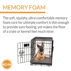 K&H Pet Products Memory Foam Dog Crate Pad, Gray -Cheap K&H Pet Products || Nutro Store 199072 PT2. SY630 V1627346552