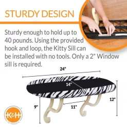 K&H Pet Products Unheated Kitty Sill Cat Window Perch -Cheap K&H Pet Products || Nutro Store 199074 PT2. SY630 V1620837792