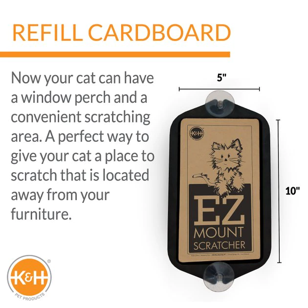 K&H Pet Products EZ Mount Window Cat Scratcher with Catnip 5 K&H Pet Products EZ Mount Window Cat Scratcher with Catnip - Image 3