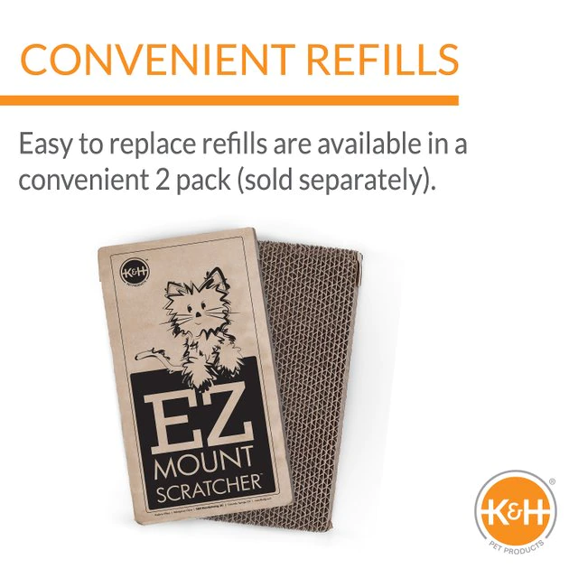 K&H Pet Products EZ Mount Window Cat Scratcher with Catnip 6 K&H Pet Products EZ Mount Window Cat Scratcher with Catnip - Image 4