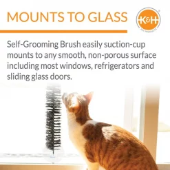 K&H Pet Products EZ Mount Self-Grooming Cat Brush -Cheap K&H Pet Products || Nutro Store 199093 PT2. SY630 V1637628269