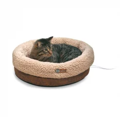 K&H Pet Products Thermo-Snuggle Cup Bomber Heated Dog & Cat Bed