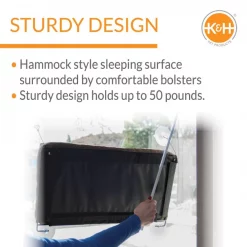 K&H Pet Products EZ Mount Deluxe Bolster Cat Window Perch -Cheap K&H Pet Products || Nutro Store 199108 PT2. SY630 V1620842685