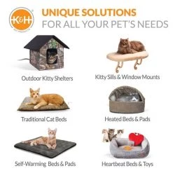 K&H Pet Products Thermo-Kitty Cat Playhouse -Cheap K&H Pet Products || Nutro Store 247925 PT8. SY630 V1637622478