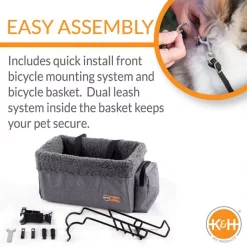 K&H Pet Products Travel Dog Bike Basket -Cheap K&H Pet Products || Nutro Store 247934 PT2. SY630 V1637623031