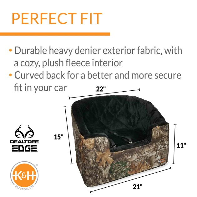 K&H Pet Products Bucket Booster Dog & Cat Car Seat 4 K&H Pet Products Bucket Booster Dog & Cat Car Seat - Image 2