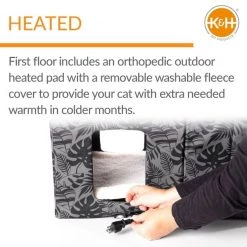 K&H Pet Products Heated Two-Story Kitty House -Cheap K&H Pet Products || Nutro Store 296500 PT3. SY630 V1635437797