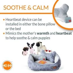 K&H Pet Products Mother’s Heartbeat Heated Bolster Puppy Bed -Cheap K&H Pet Products || Nutro Store 316708 PT3. SY630 V1637627225