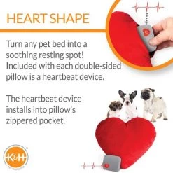 K&H Pet Products Mother's Heartbeat Puppy Heart Pillow -Cheap K&H Pet Products || Nutro Store 316724 PT2. SY630 V1637628409