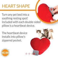 K&H Pet Products Mother's Heartbeat Kitty Heart Pillow -Cheap K&H Pet Products || Nutro Store 316728 PT2. SY630 V1637622774