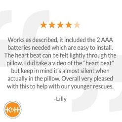 K&H Pet Products Mother's Heartbeat Kitty Heart Pillow -Cheap K&H Pet Products || Nutro Store 316728 PT6. SY630 V1637622425