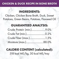Nutro So Simple Meal Complement Chicken & Duck Recipe in Bone Broth Variety Pack Grain-Free Wet Dog Food Topper, 2-oz tray, case of 16 -Cheap K&H Pet Products || Nutro Store 363760 PT5. SY630 V1643151432