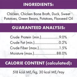 Nutro So Simple Meal Complement Chicken & Duck Recipe in Bone Broth Grain-Free Wet Dog Food Topper, 2-oz tray, case of 10 -Cheap K&H Pet Products || Nutro Store 363762 PT5. SY630 V1643152372