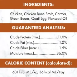 Nutro So Simple Meal Complement Chicken Recipe in Bone Broth Grain-Free Wet Dog Food Topper, 2-oz tray, case of 10 -Cheap K&H Pet Products || Nutro Store 363764 PT5. SY630 V1643151194
