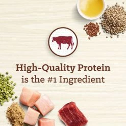 Nutro Max Adult Farm-Raised Beef Recipe Natural Dry Dog Food, 25-lb bag -Cheap K&H Pet Products || Nutro Store 569542 PT4. SY630 V1658205843