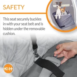 K&H Pet Products Bucket Booster Pet Seat, Grey -Cheap K&H Pet Products || Nutro Store 61591 PT2. SY630 V1620847092