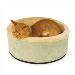 K&H Pet Products Thermo-Kitty Cat Bed, Sage